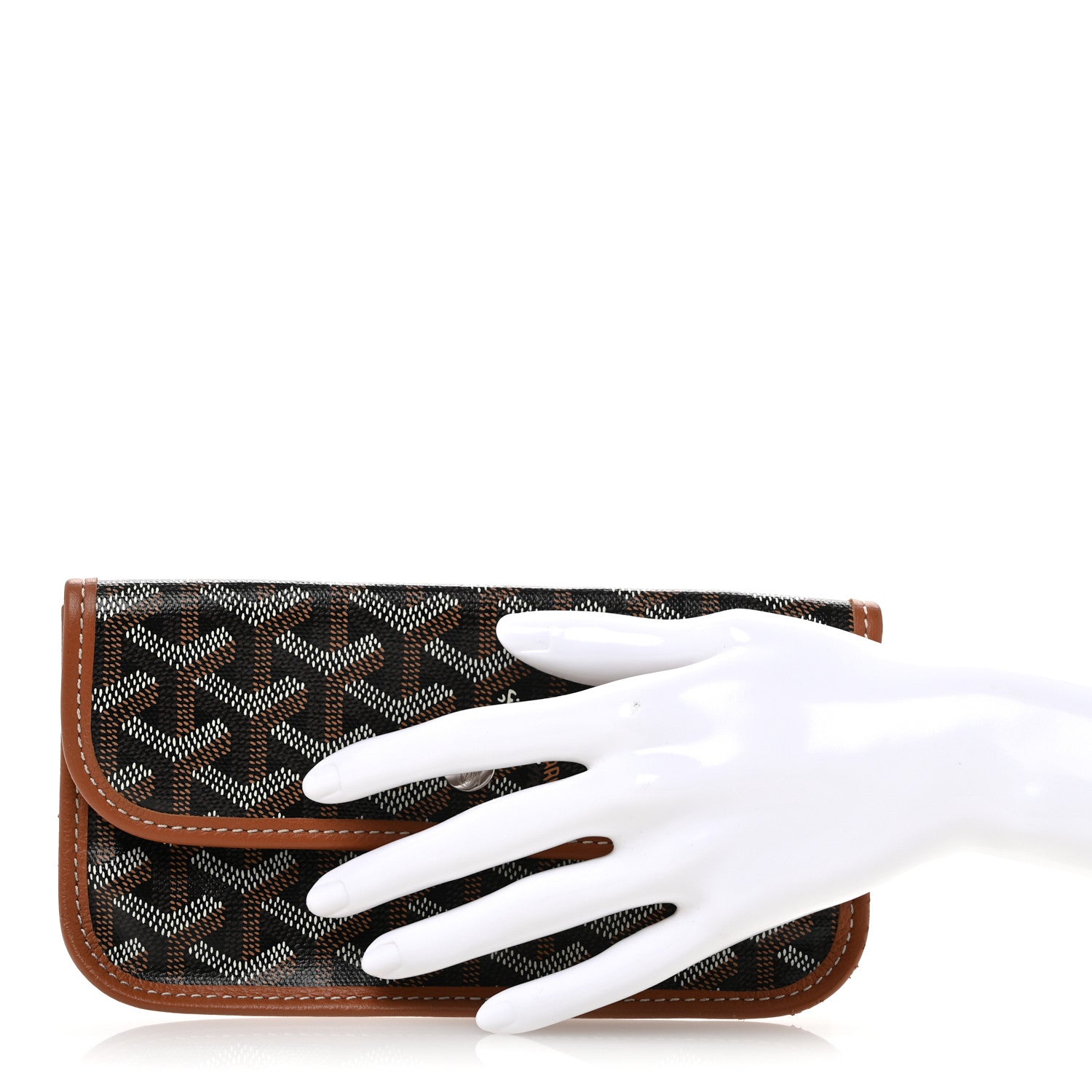 Goyard Goyardine Pouch Black Gold 2 of 9