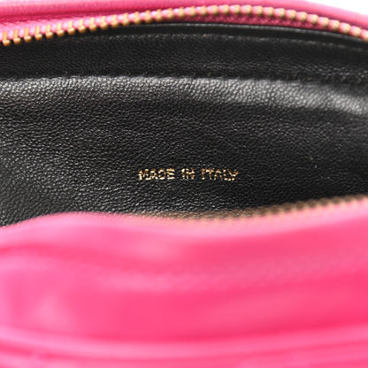 Chanel Lambskin Quilted Flap Tassel Camera Case Fuchsia 7 of 12