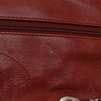 Chanel Calfskin Embossed Large Lucky Symbols Flap Rouge 11 of 13