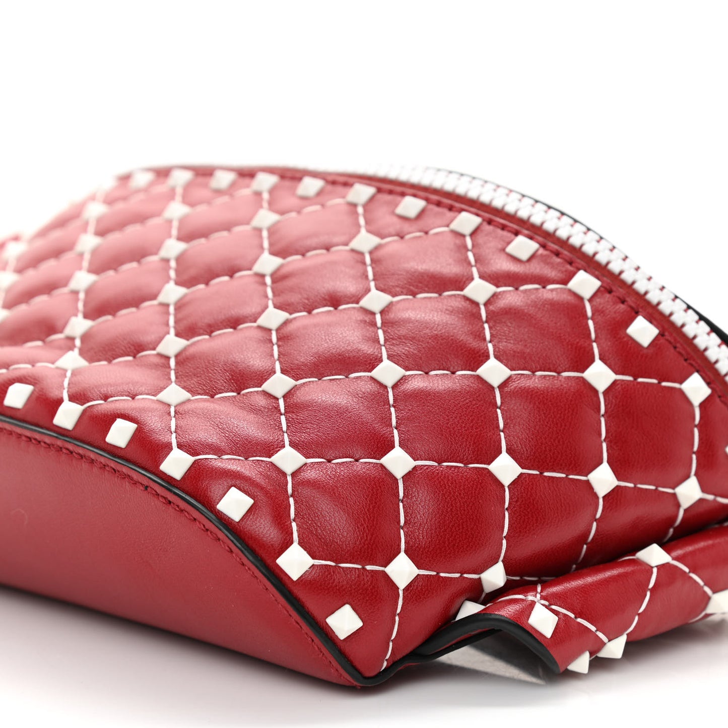 Lambskin Free Rockstud Spike Belt Bag 75 Rosso Valentino