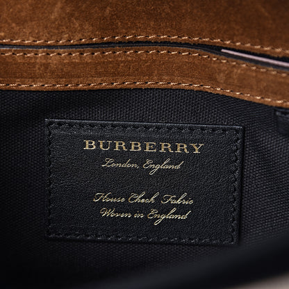 Burberry Derby Calfskin House Check Small Macken Crossbody Bag Pale Orchid 6 of 15