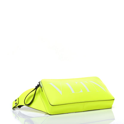 Valentino Garavani Calfskin VLTN Belt Bag Fluo Yellow 4 of 9