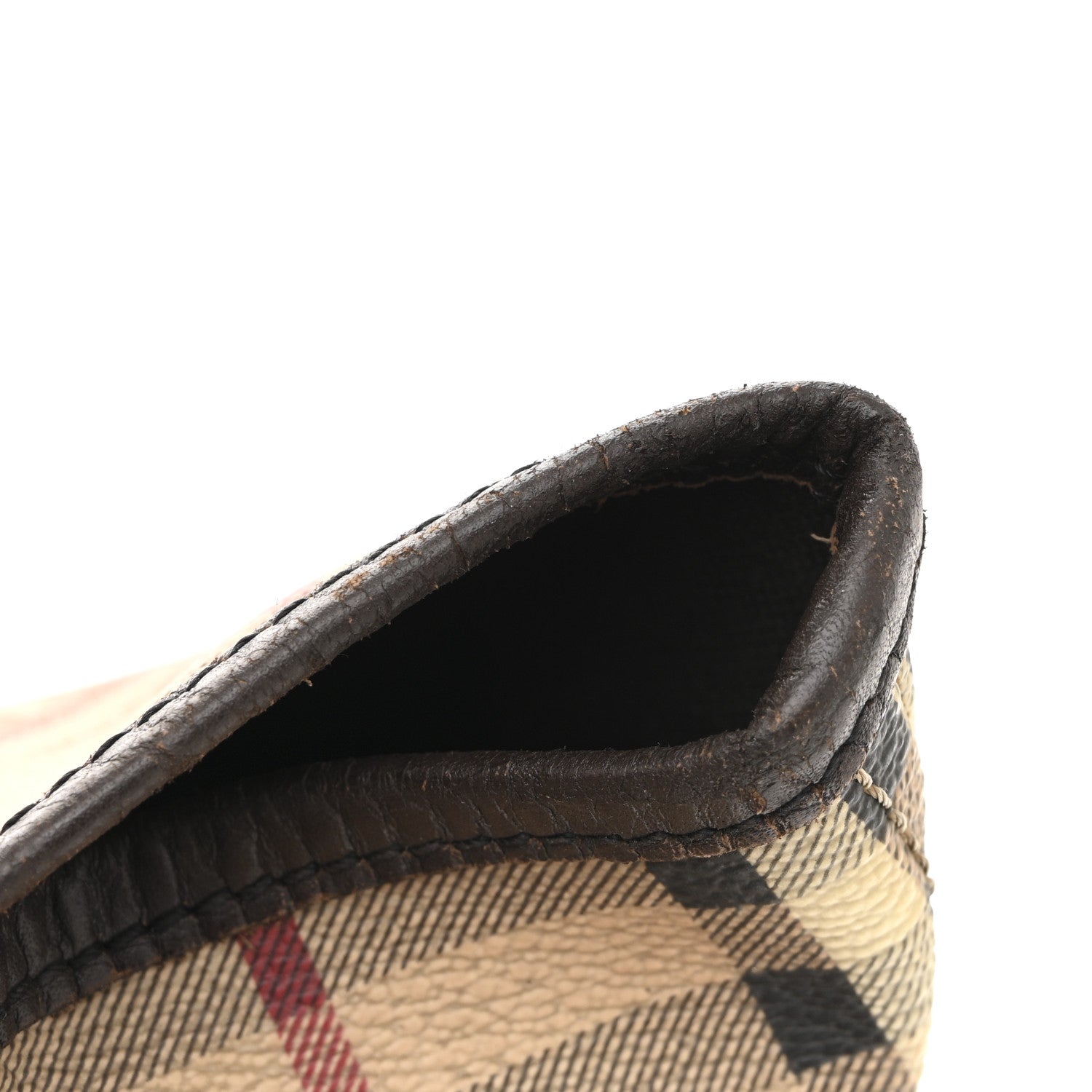 Burberry Haymarket Check Medium Regent Tote Chocolate 1852005