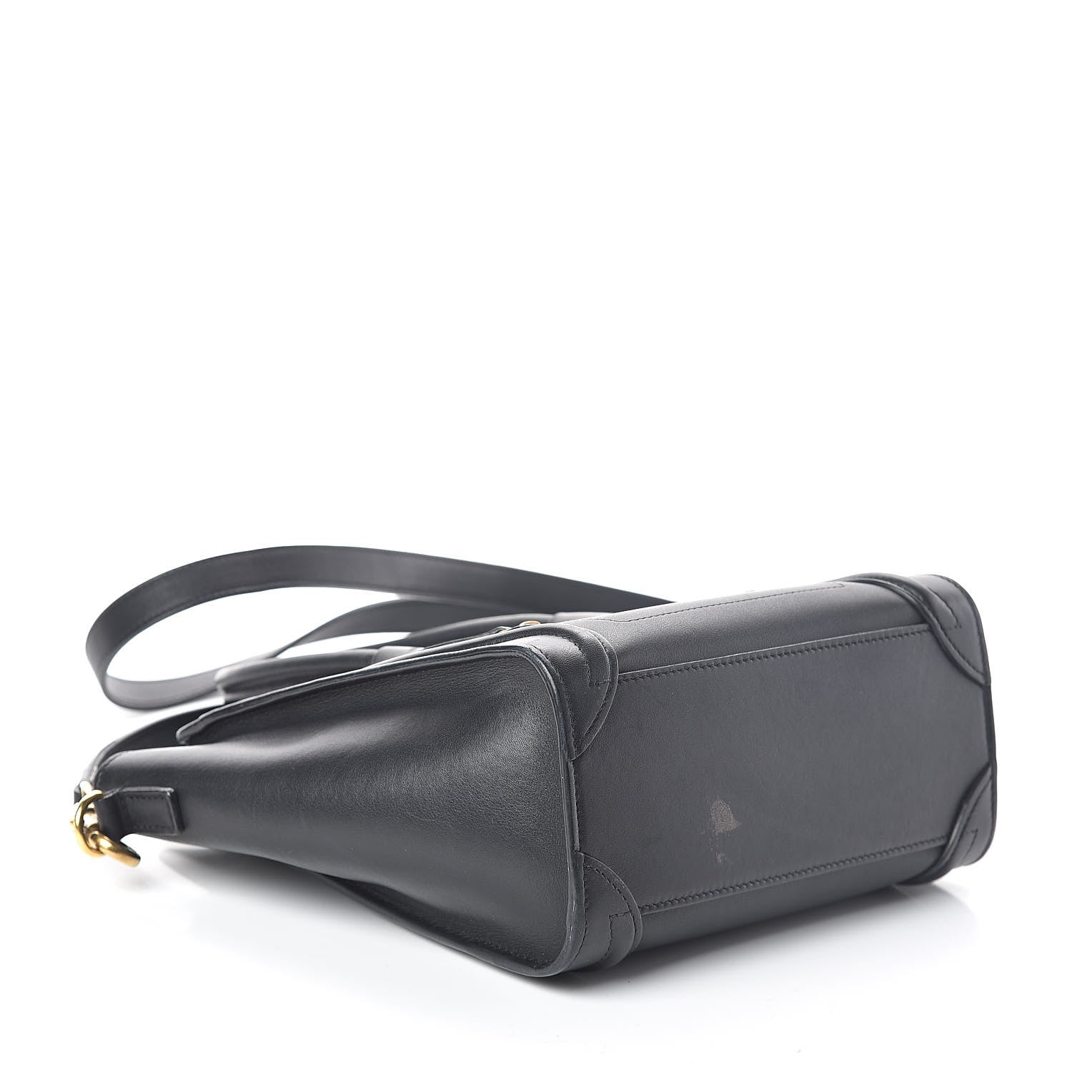 Celine Smooth Calfskin Nano Luggage Black 4 of 10