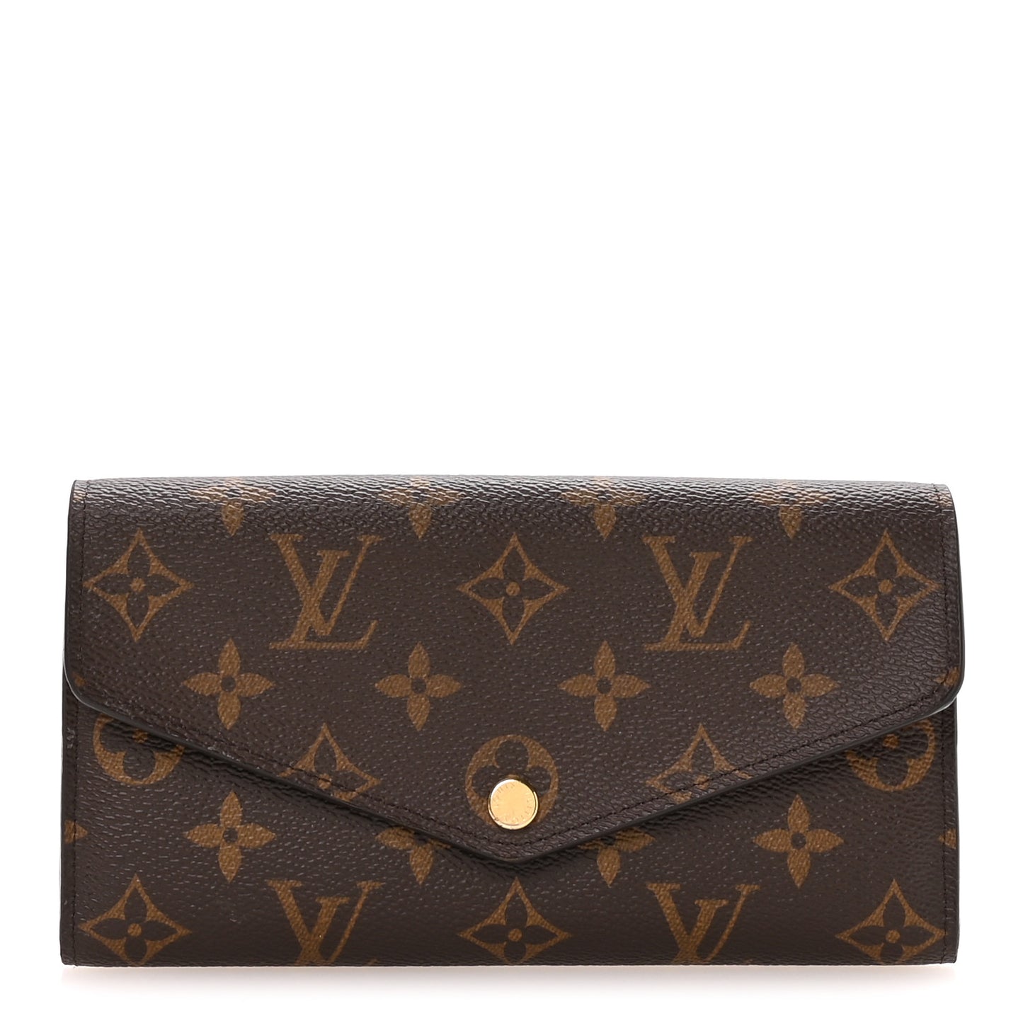 Monogram Sarah Wallet NM Coquelicot