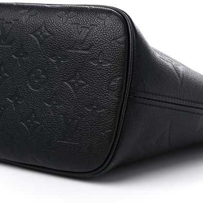 Louis Vuitton Empreinte Monogram Giant Neverfull MM Black 9 of 11