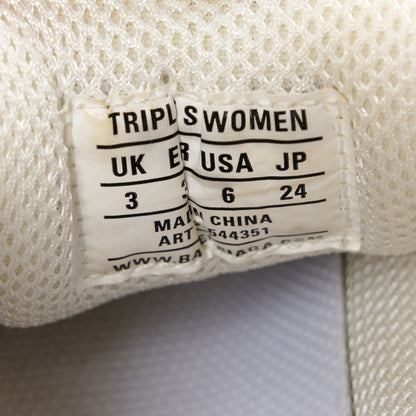 Balenciaga Fabric Mesh Clear Sole Womens Triple S Sneakers 36 White 9 of 9