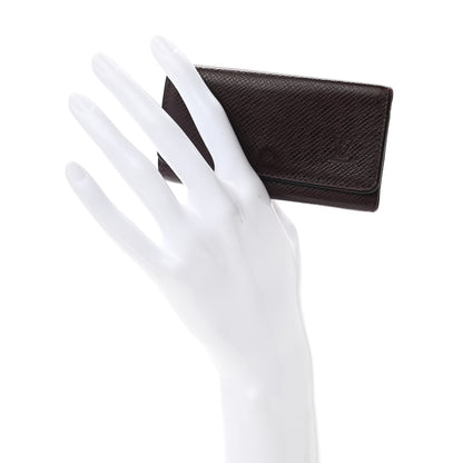 Louis Vuitton Taiga 4 Key Multicles Holder Acajou 2 of 6