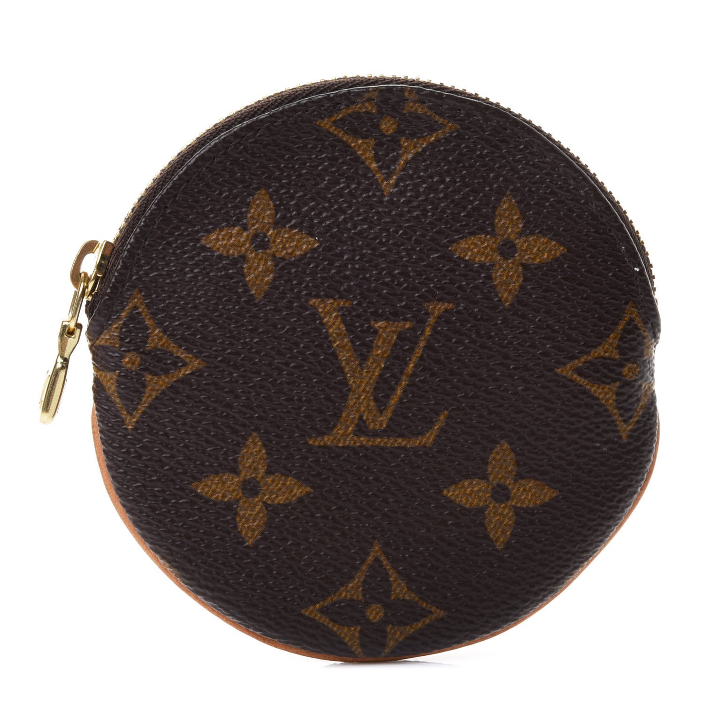 Monogram Round Coin Purse