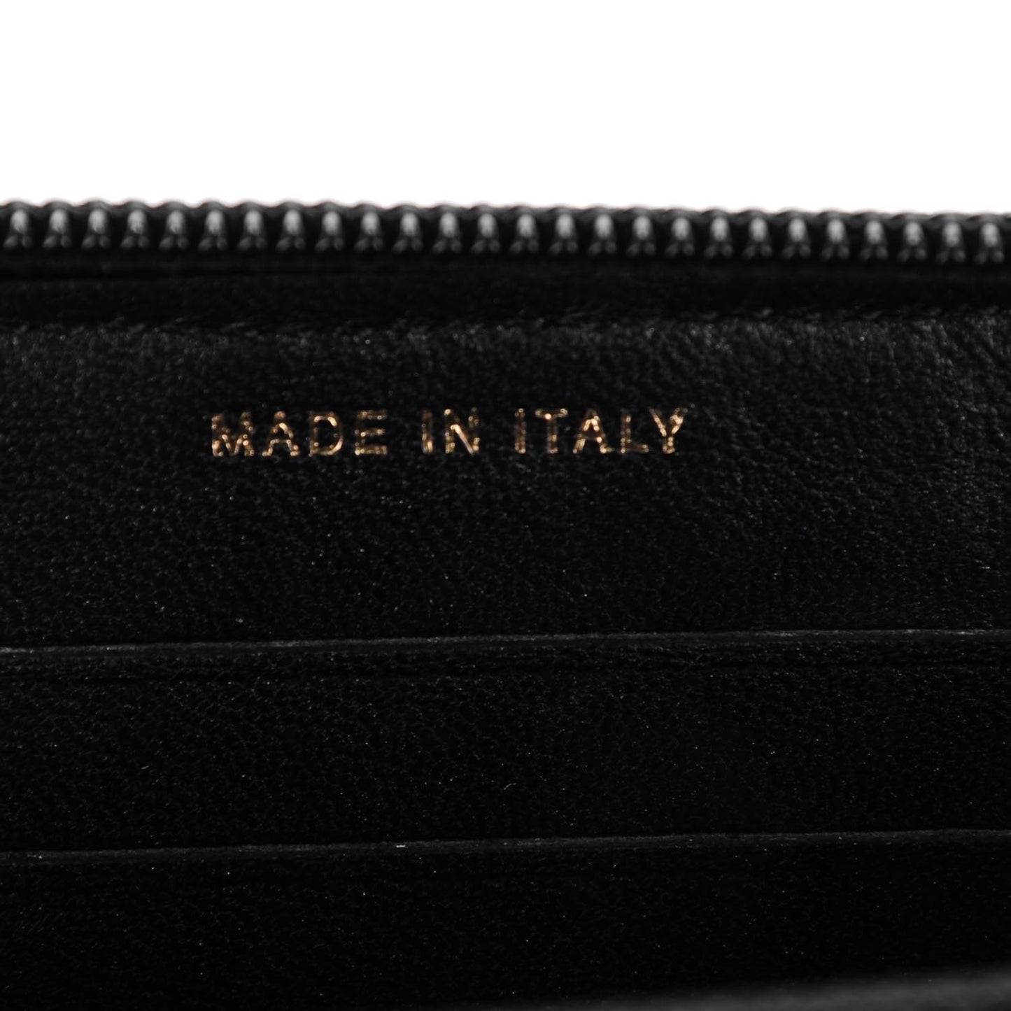 Patent Quilted Small Boy Zip Around Wallet Black