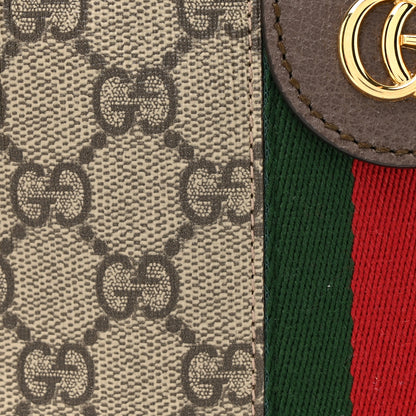 Gucci GG Supreme Monogram Mini Ophidia Top Handle Shoulder Bag Brown 8 of 10