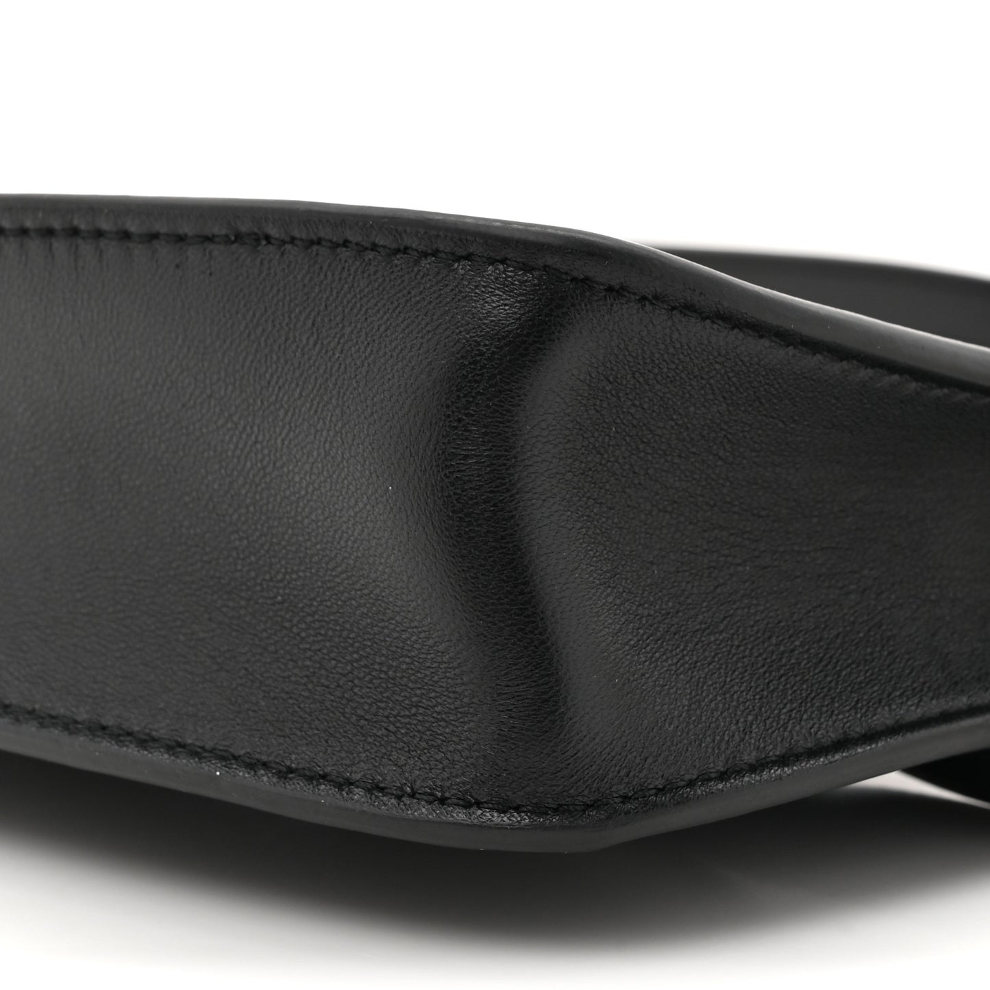 Calfskin Mini Shield Sling Bag Black