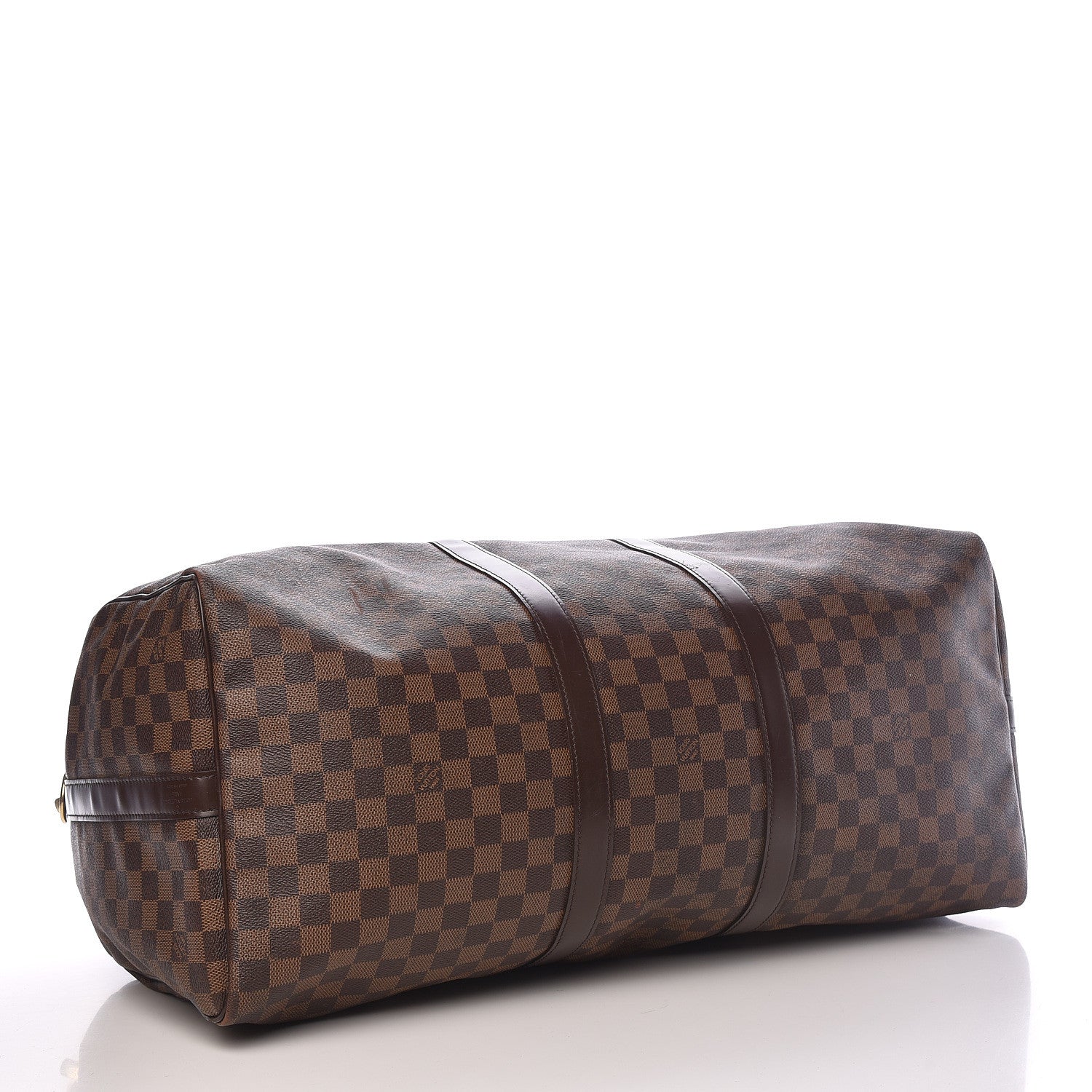 Louis Vuitton Damier Ebene Keepall Bandouliere 55 4 of 26