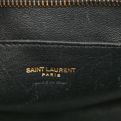 Saint Laurent Calfskin Monogram Baby Cabas Black 6 of 12