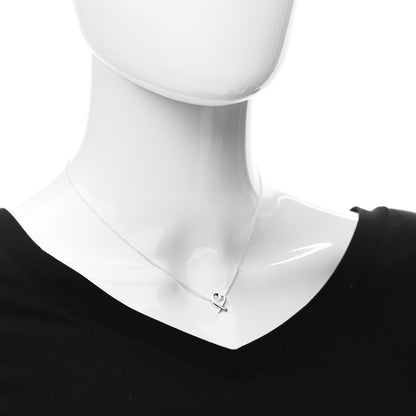 Tiffany Sterling Silver Mini Paloma Picasso Loving Heart Pendant Necklace 2 of 6