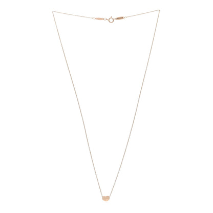 Tiffany 18K Rose Gold 6.5mm Elsa Peretti Bean Pendant Necklace 3 of 6