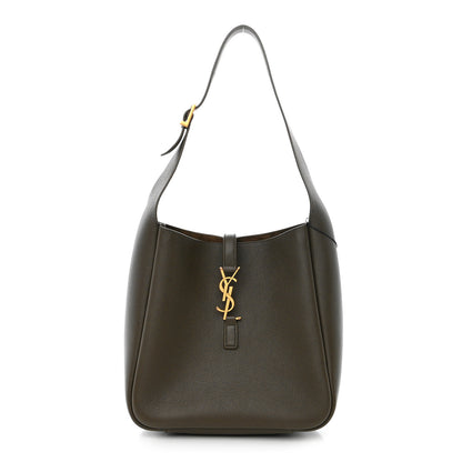 Saint Laurent Smooth Calfskin Small Le 5 A 7 Soft Hobo Light Musk 1 of 11