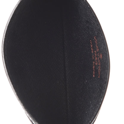Louis Vuitton Epi Card Holder Black 5 of 10