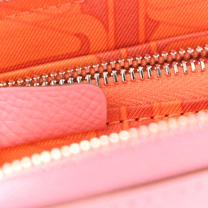 Hermes Epsom Silk'in Compact Wallet Rose Confetti 7 of 9