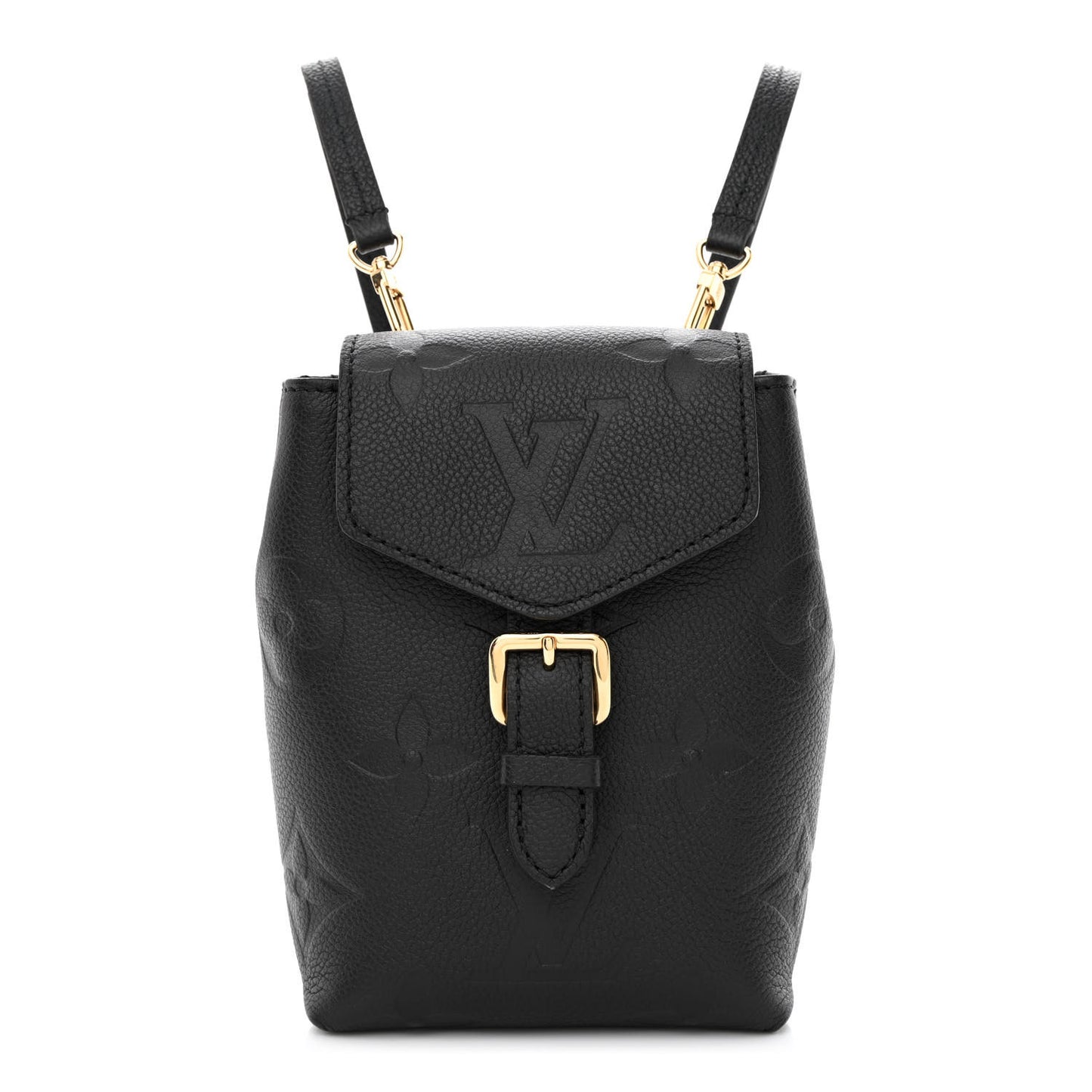 Empreinte Monogram Giant Tiny Backpack Black