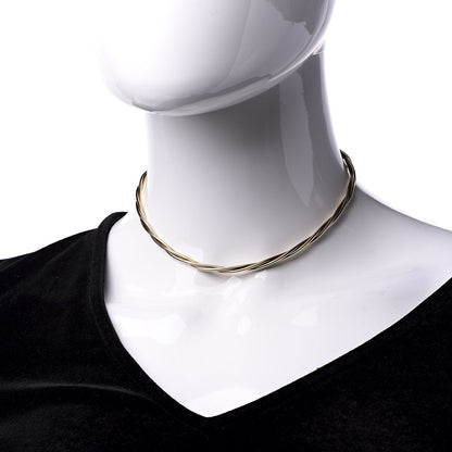 Cartier 18K Pink Yellow White Gold Trinity Collar Necklace 2 of 4