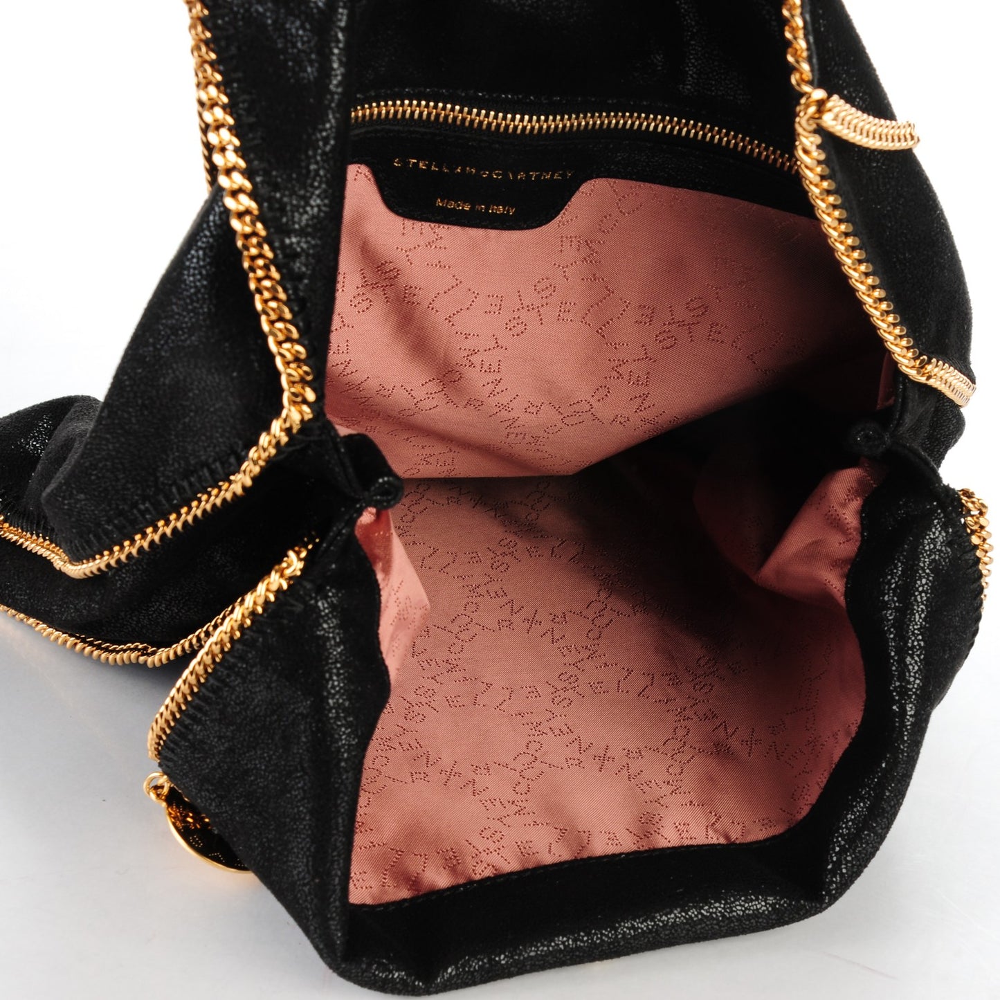 Shaggy Deer Small Falabella Tote Black