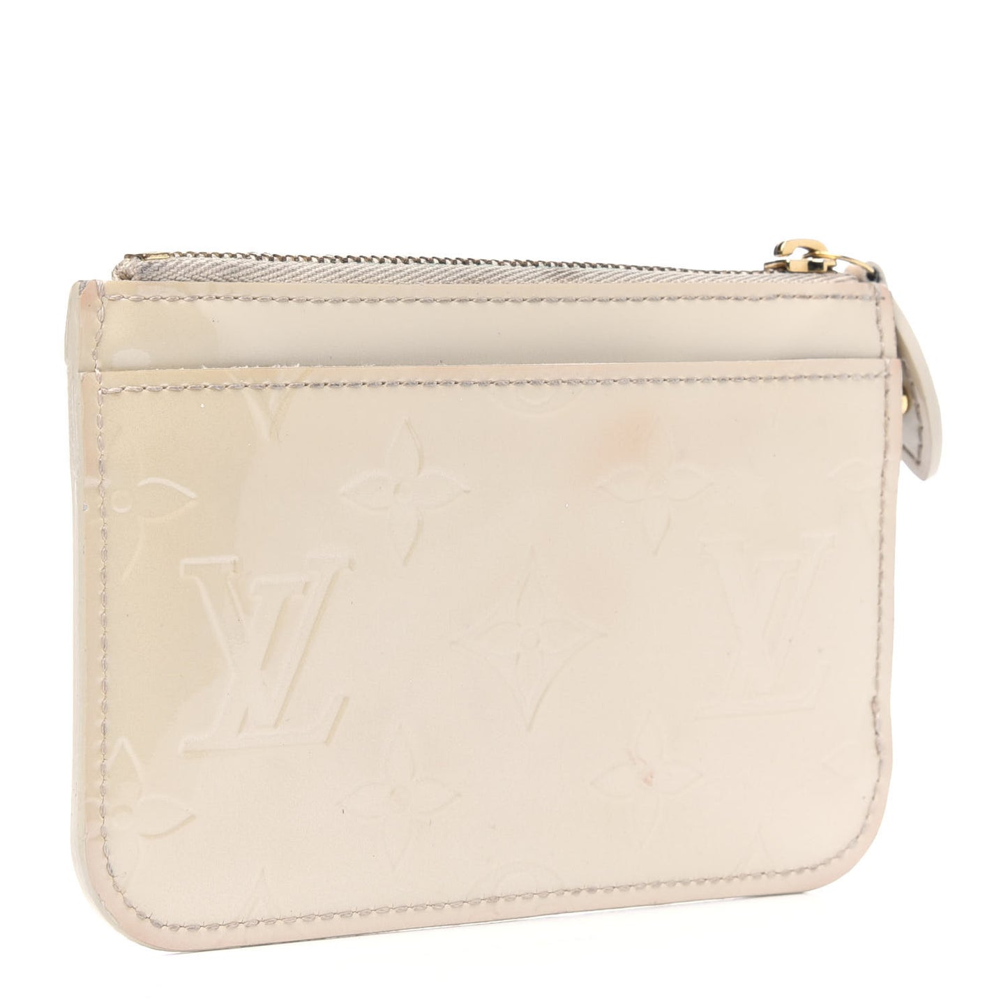 Vernis Key Pouch Blanc Corail