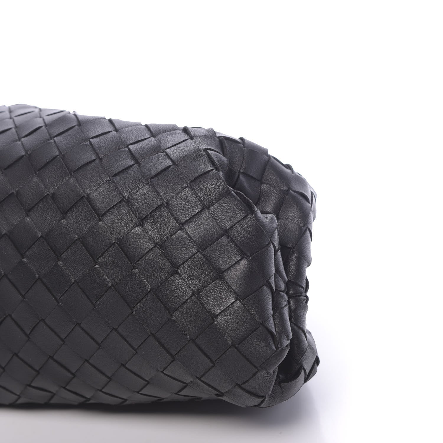 Bottega Veneta Nappa Maxi Intreccio The Pouch Oversized Clutch Black 10 of 10