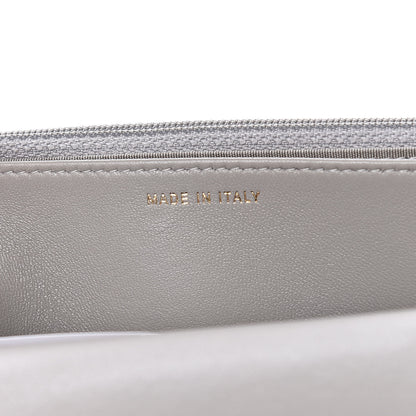 Chanel Lambskin Quilted Trendy CC Wallet On Chain WOC Grey 7 of 12
