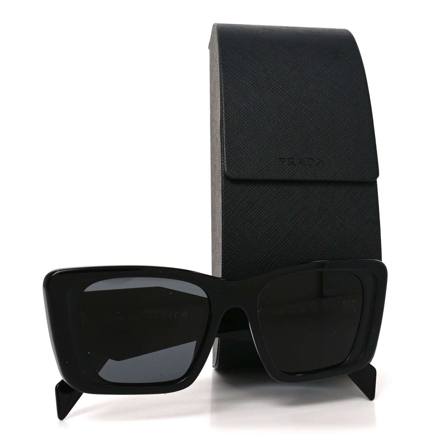 Prada Acetate Symbole Sunglasses SPR 08Y Black 1882417 – FASHIONPHILE