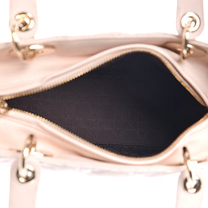 Christian Dior Lambskin Cannage Medium Lady Dior Light Pink 4 of 10