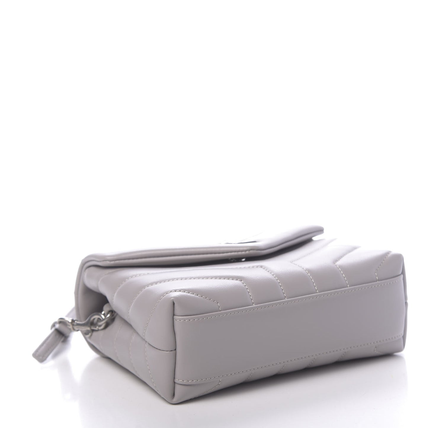 Calfskin Y Quilted Monogram Toy Loulou Satchel Granite