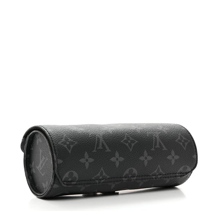 Louis Vuitton Monogram Eclipse 3 Watch Travel Case 4 of 9