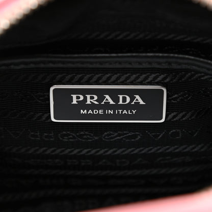 Prada Soft Calfskin Bowling Crossbody Bag Petalo 6 of 9