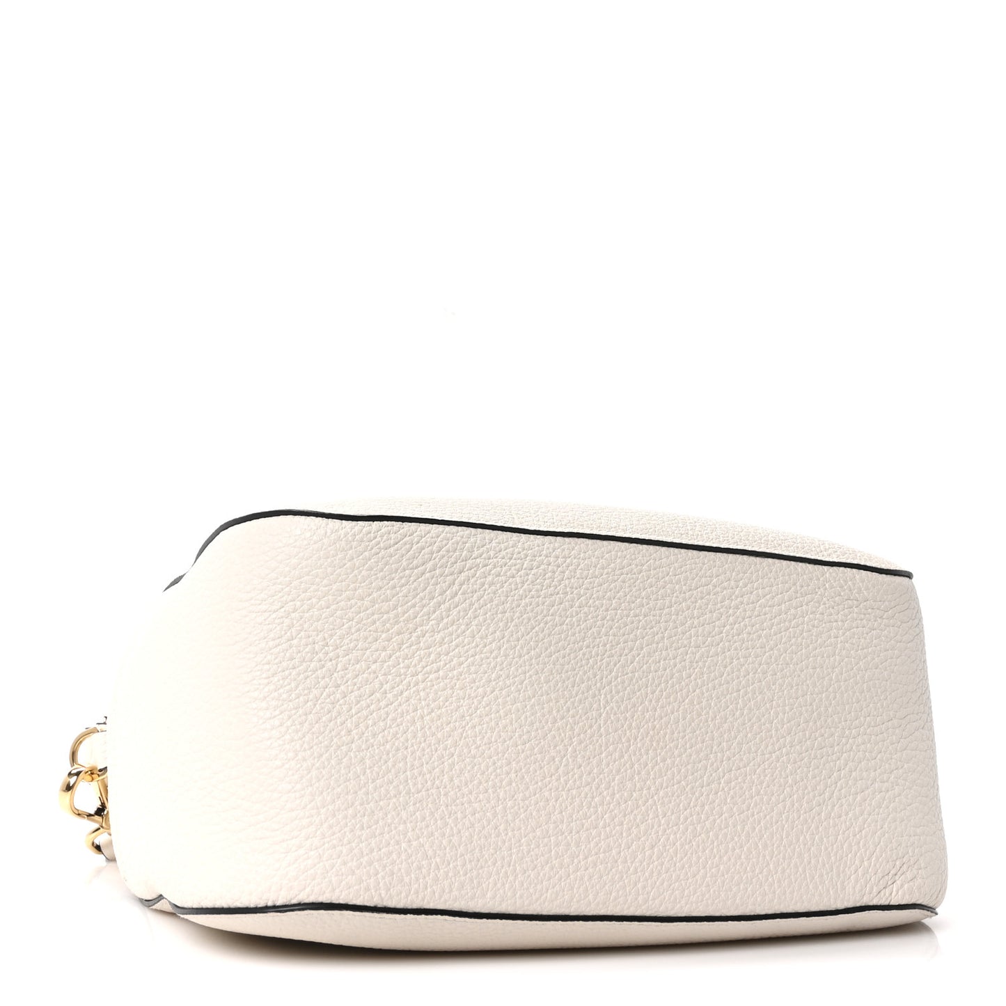 Vitello Daino Small Shoulder Bag White