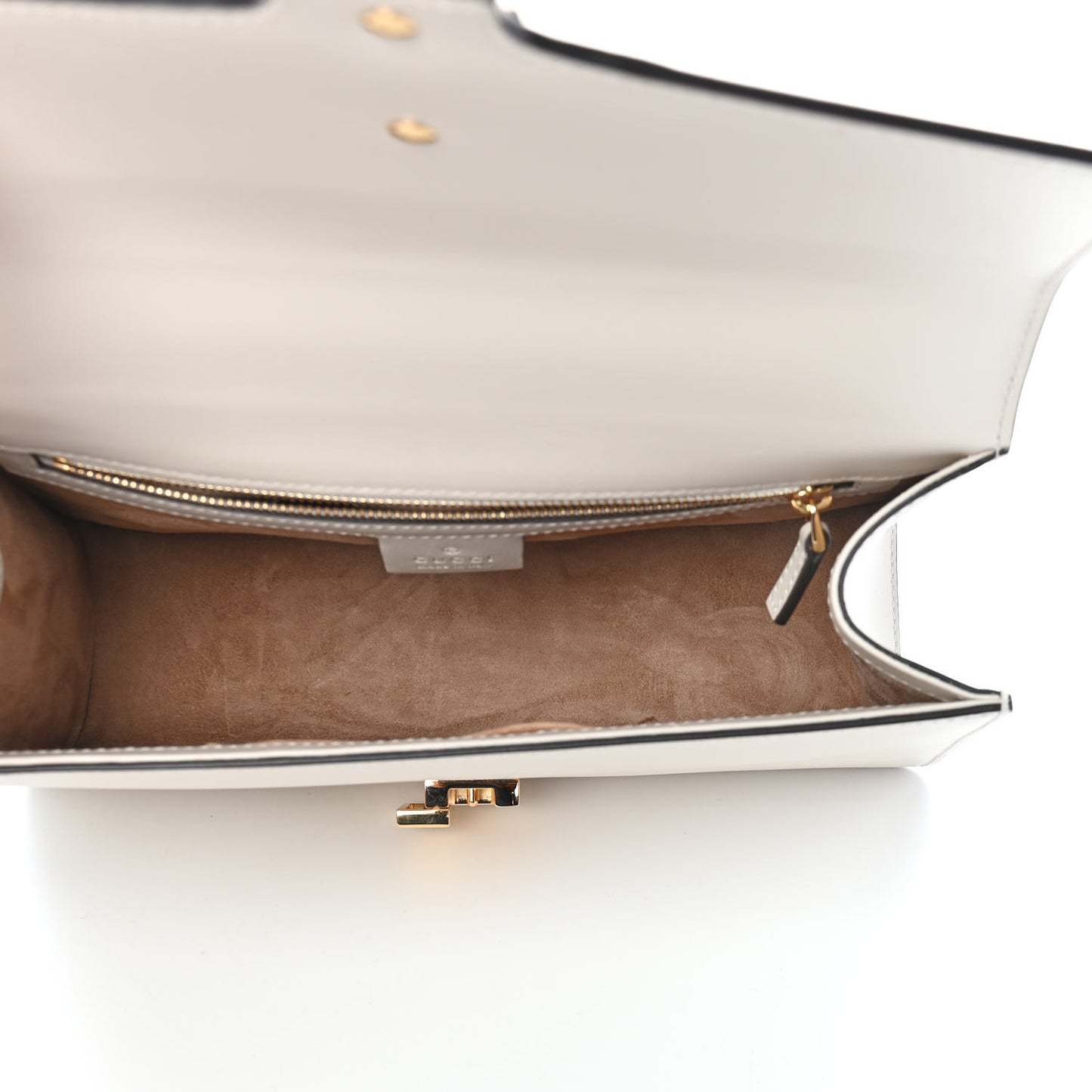 Calfskin Small Sylvie Shoulder Bag Off White