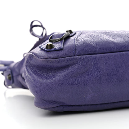 Balenciaga Agneau Classic Hardware Town Bleu Lavande 10 of 13