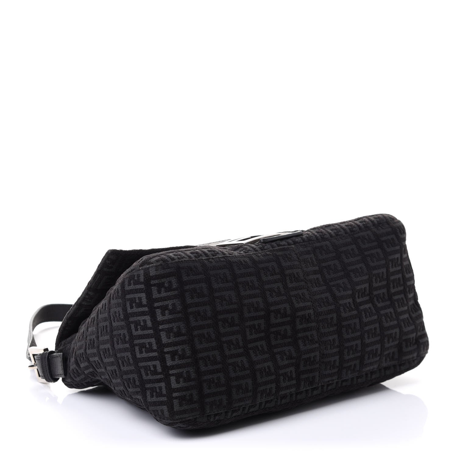 Fendi Zucchino Mama Baguette Black 3 of 4