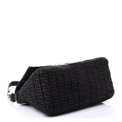 Fendi Zucchino Mama Baguette Black 3 of 4