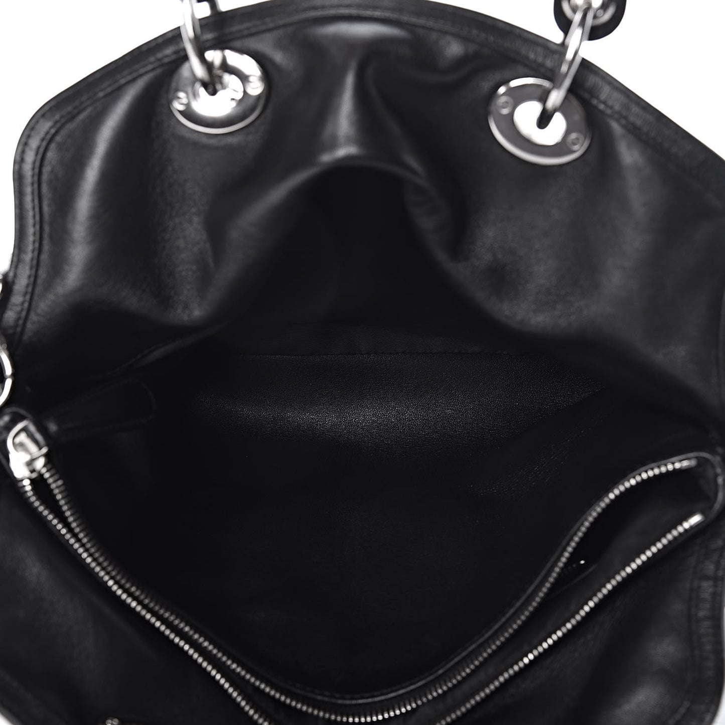 Lambskin Cannage Medium Granville Tote Black