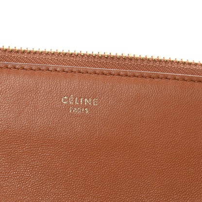 Celine Lambskin Small Trio Crossbody Bag Tan 9 of 13
