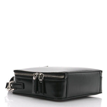 Prada Spazzolato Medium Brique Crossbody Bag Black 4 of 12
