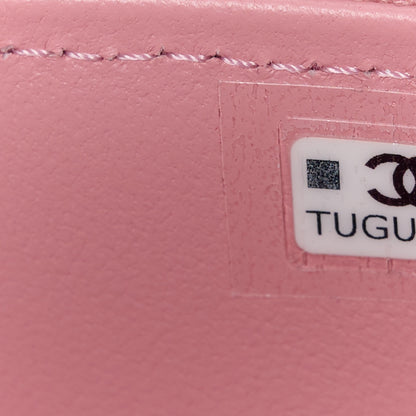 Chanel Lambskin Quilted Small Top Handle Vanity Case With Chain Light Pink Light Pink 7 of 12