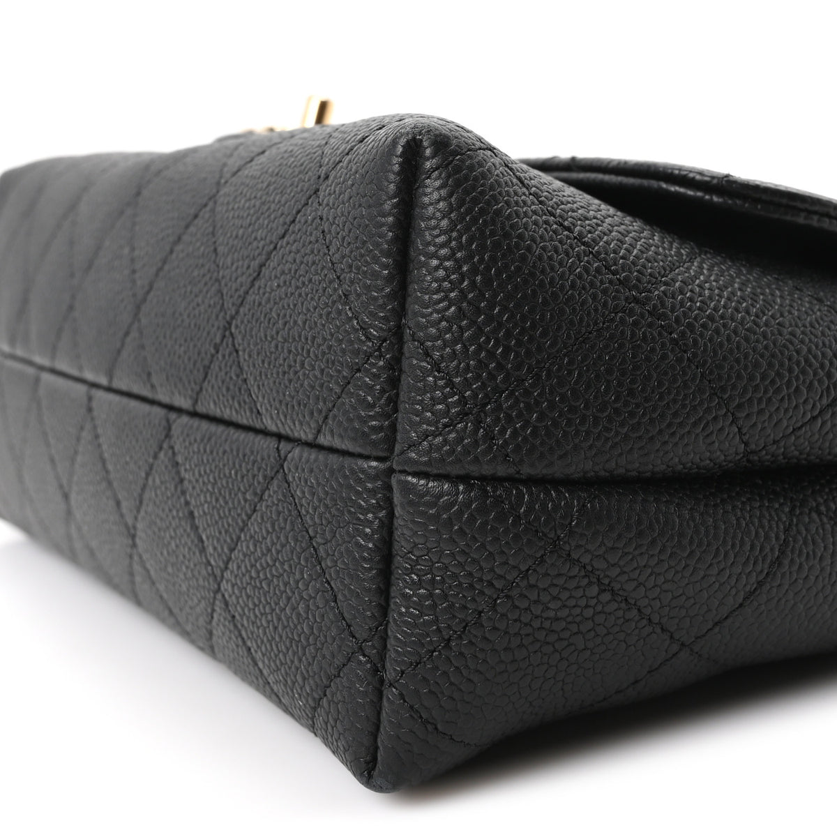 Caviar Quilted City Walk Flap Black