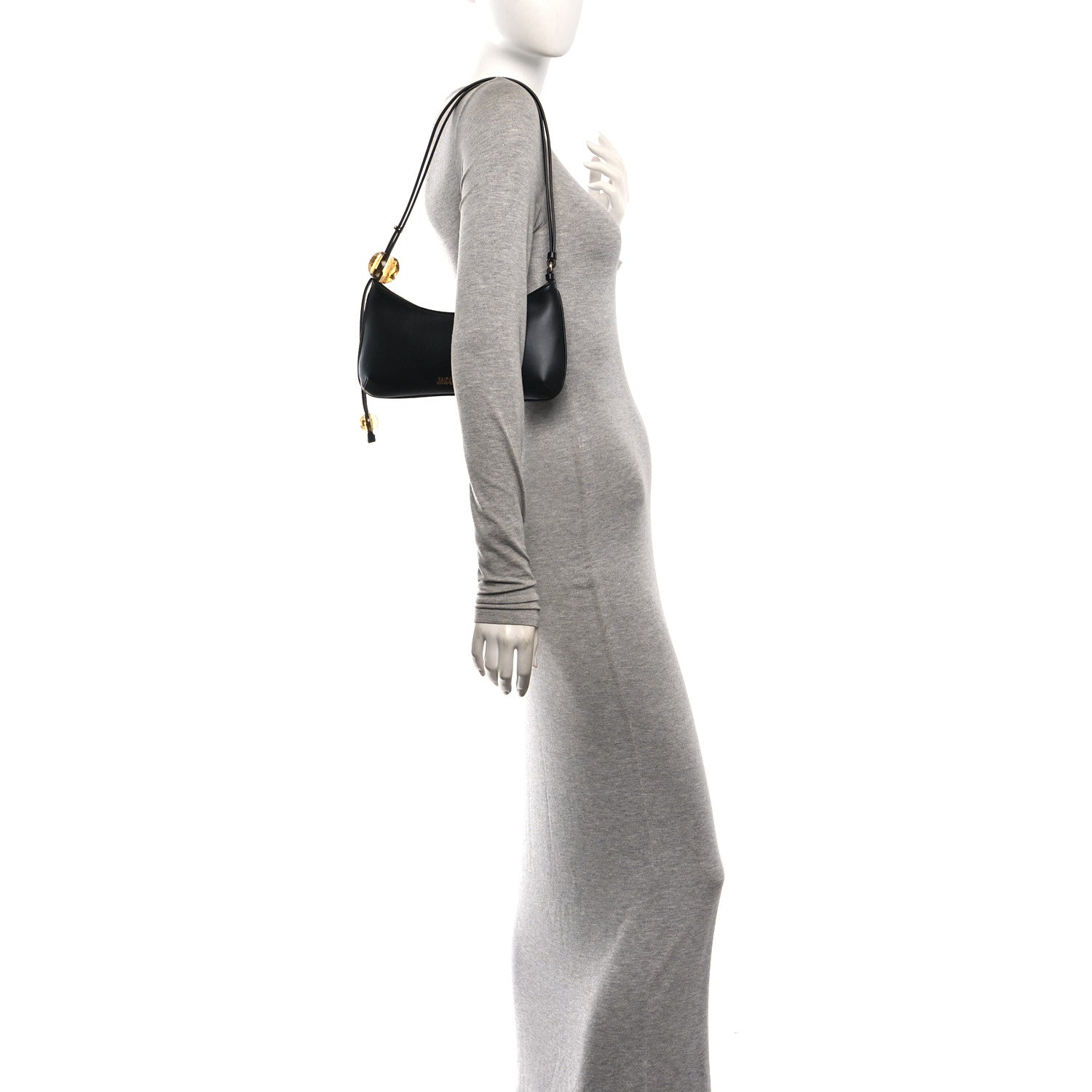 Jacquemus Smooth Calfskin Le Bisou Perle Black 2 of 11