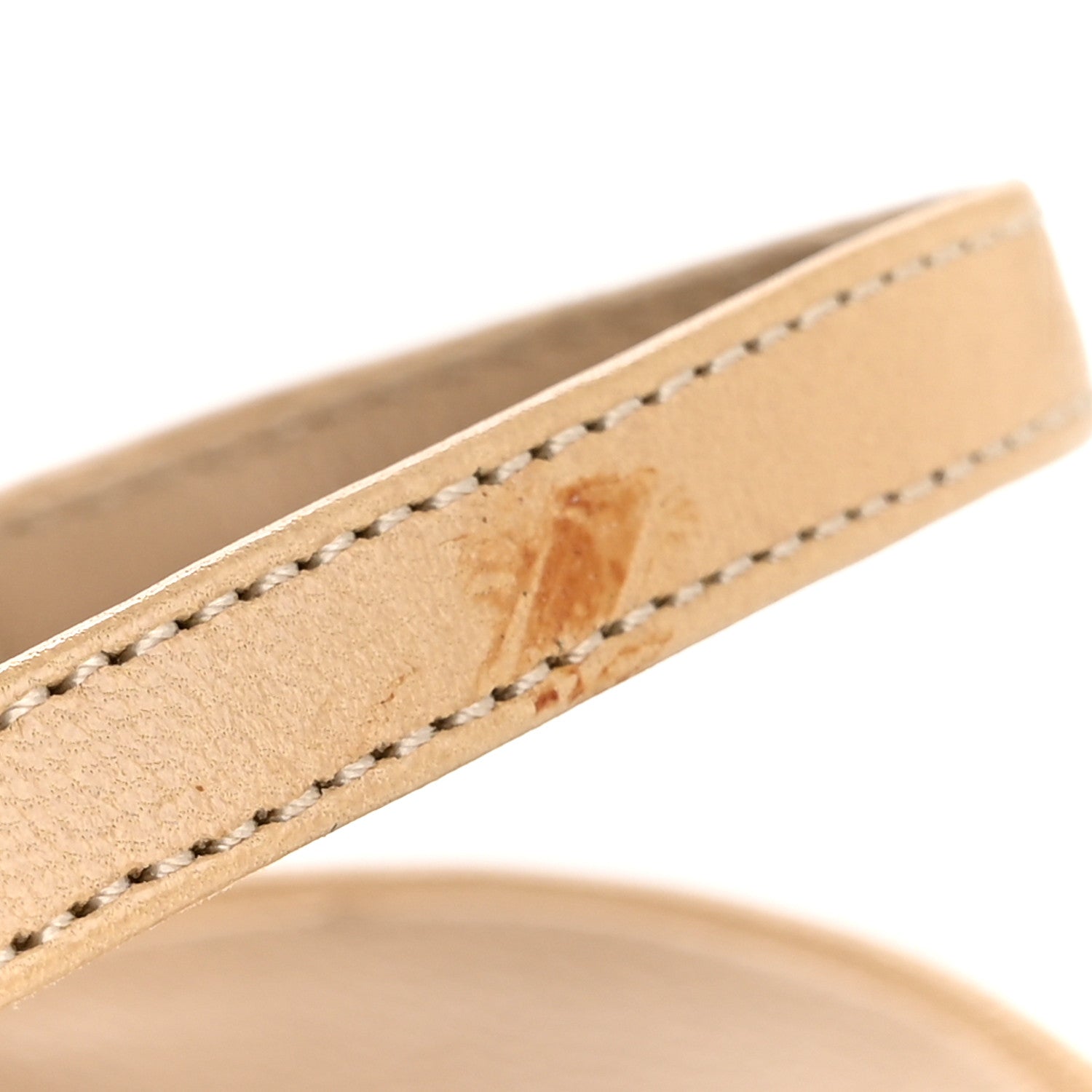 Chanel Goatskin Grosgrain Cap Toe CC Slingback Pumps 38.5 Beige Black 10 of 13