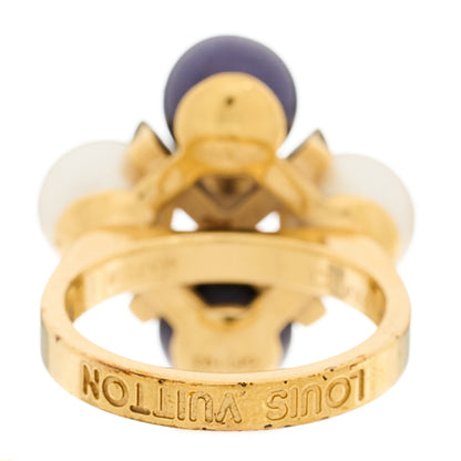 Louis Vuitton Pearl Cry Me A River Ring M 4 of 9