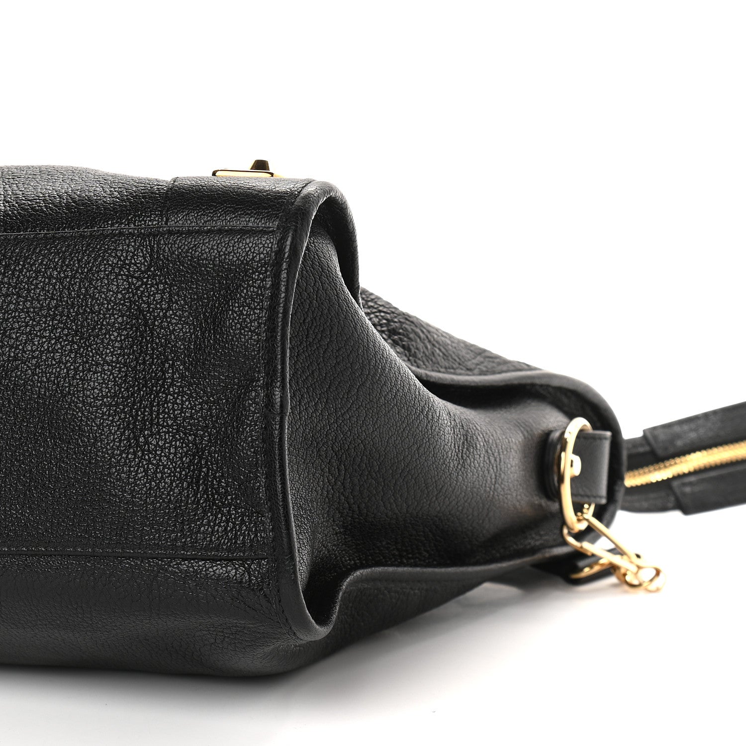 Balenciaga Chevre Gold Metallic Edge Hardware City Black 6 of 9