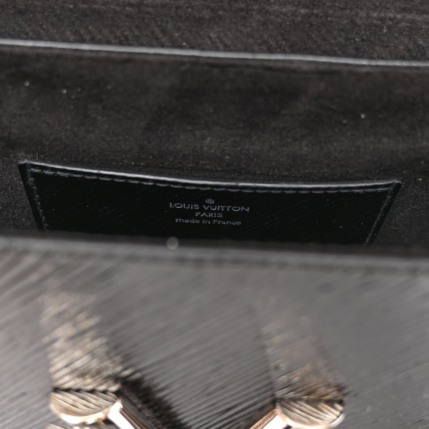 Louis Vuitton Electric Epi Twist Shoulder Bag MM Black 6 of 9