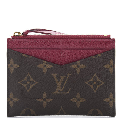 Louis Vuitton Monogram Zipped Card Holder Fuchsia 1 of 7